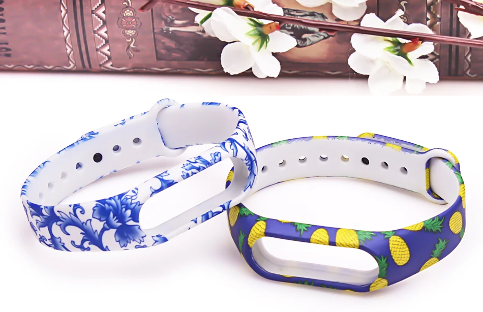 BOORUI модный miband 2 ремешка correa pulseira силиконовый mi2 ремешок на запястье Замена для xiaomi miband 2 смарт-браслеты