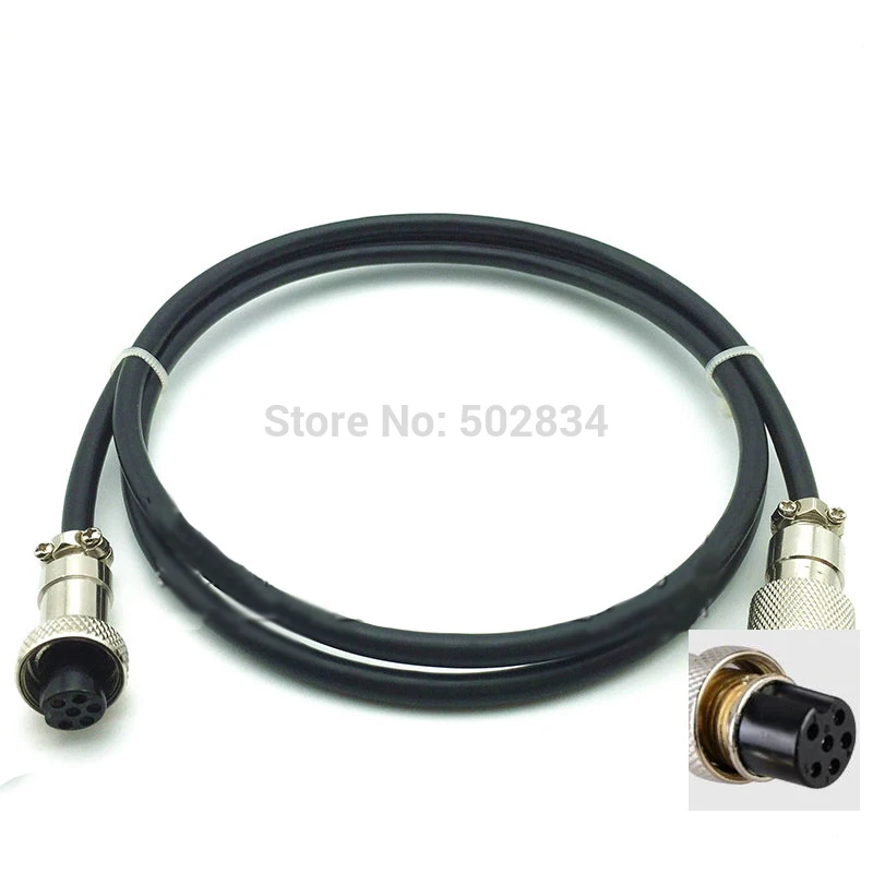 2P 3P 4 Pin 5P 6 pin GX16 16 мм воздушный штекер Женский авиационный Разъем соединительный кабель 1 м