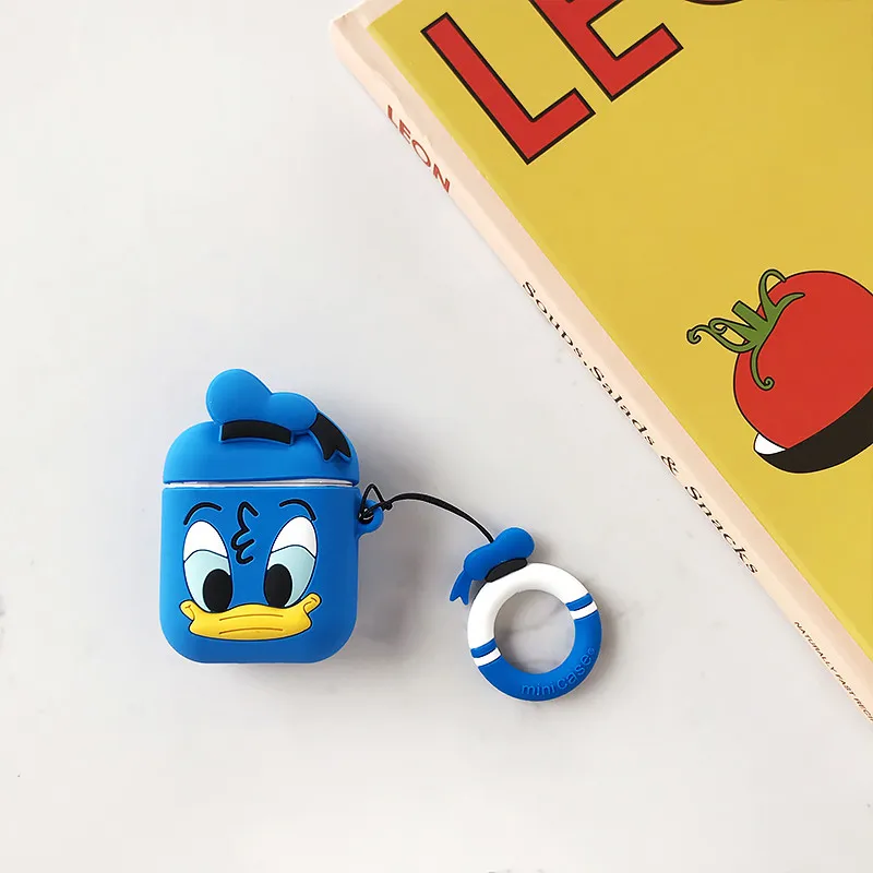 Свежий McDonald Carto ТПУ 3D милый силиконовый Bluetooth беспроводной чехол для наушников AirPods зарядная коробка защитный чехол Аксессуары - Цвет: 3