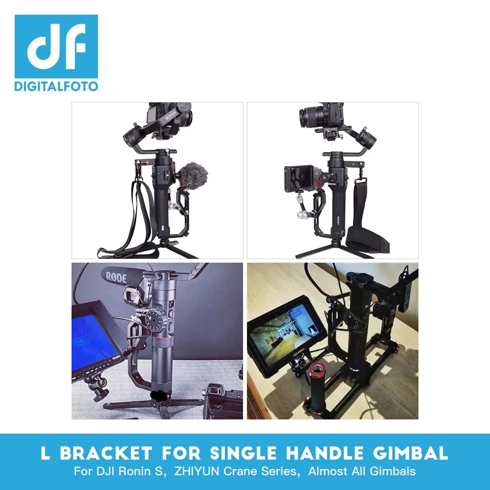 L кронштейн с 3 Горячий башмак крепление ручка magic arm для gimbal прикрепить монитор микрофон zhiyun кран 2/MOZA/feiyu/Dji Ronin S Аксессуары