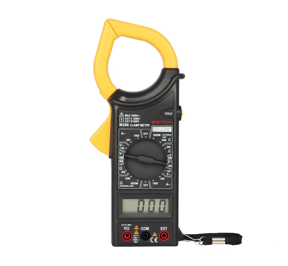 MASTECH M266 Цифровые токовые клещи переменного тока/постоянного тока Напряжение
