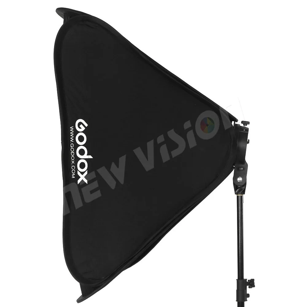 Софтбокс Godox 40x40 см диффузор с S-образным кронштейном держатель Bowens для вспышки
