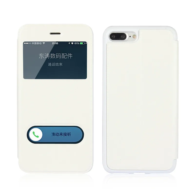 White Роскошный кожаный чехол-книжка чехол для iPhone 5 5S SE 6 6s Plus 7 Plus 8 чехол для телефона противоударный чехол-накладка на заднюю панель для iPhone 8 чехол - Цвет: White