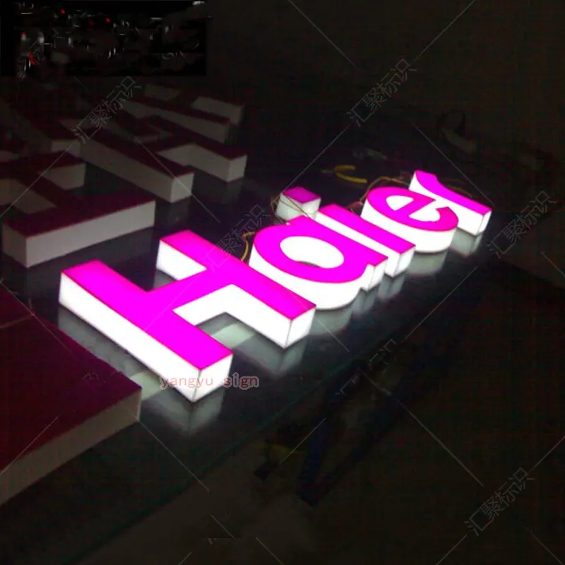 3D индивидуальная реклама из светодиодного акрила светильник с буквами|letter led|led