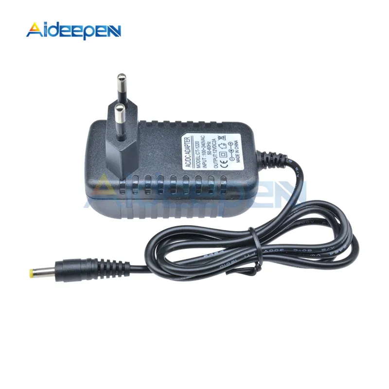 DC 12V 1.8A 2A Мощность адаптер питания US/EU Plug 4,0X1,7 мм 5,5X2,1 мм Интерфейс AC 100-240V Вход 50/60Hz линии Длина 1 м