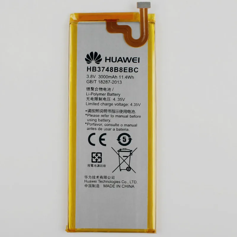 Оригинальный аккумулятор jinsuli для Huawei C199 Ascend G7 стандартная батарея HB3748B8EBC 3000 мАч