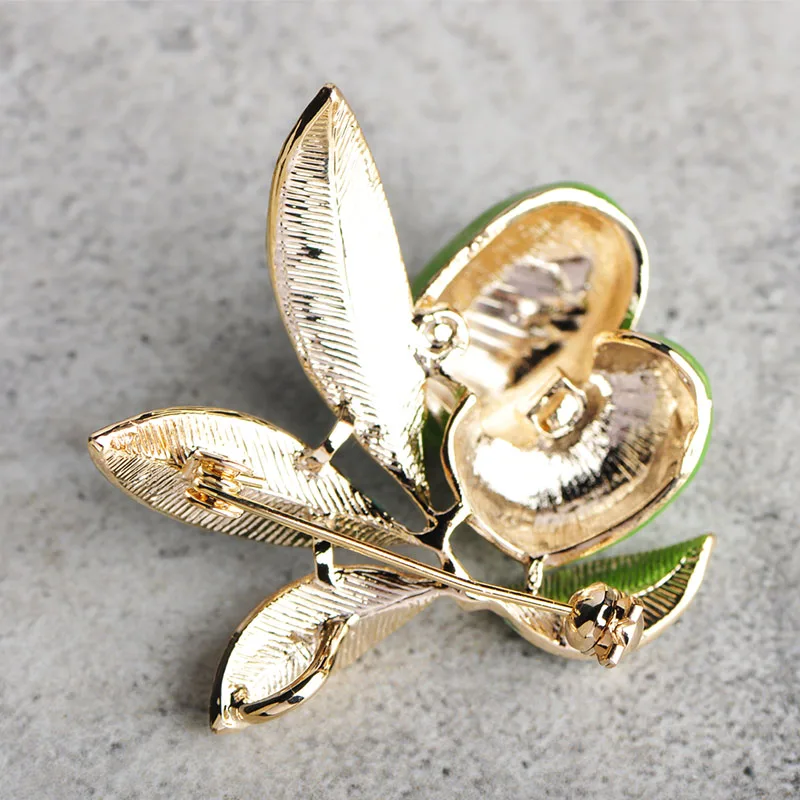 6 шт. броши с эмалью в форме оливка|Броши| |