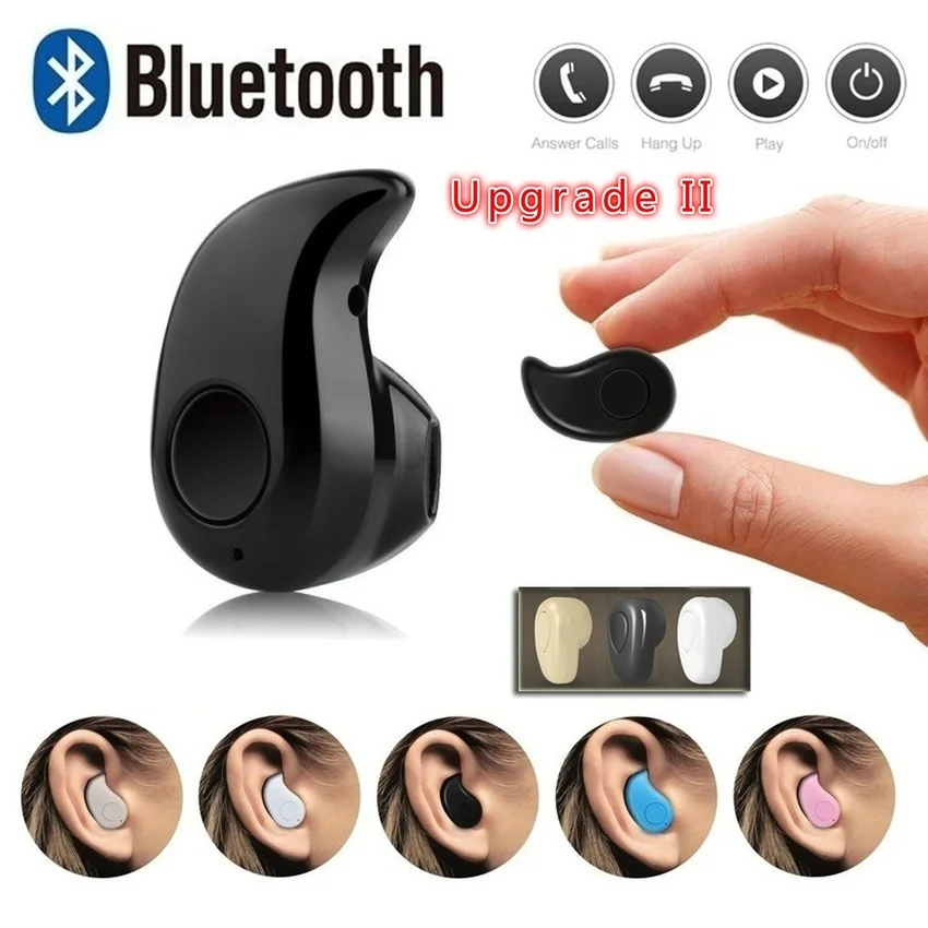 S530II мини беспроводные Bluetooth наушники в ухо спортивные с микрофоном гарнитура для