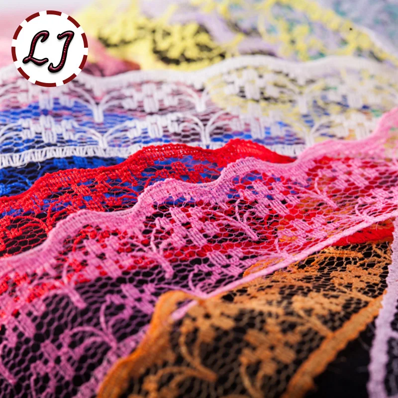 5 ярдов/партия кружевная ткань с вышивкой | Дом и сад