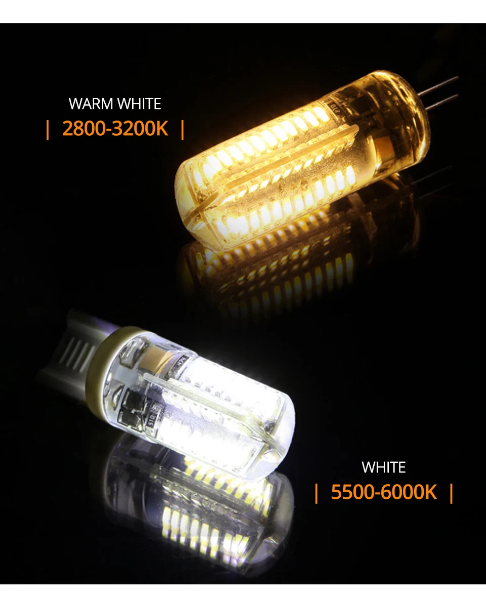 G9 светодиодный 9 W 220 V 110 V E14 светодиодный G4 G9 G8 E11 E12 E17 светодиодный лампы SMD 5730 Мини Силиконовые передвижной лампой с возможностью прикрепления на 30 Вт галогенная лампа для люстры