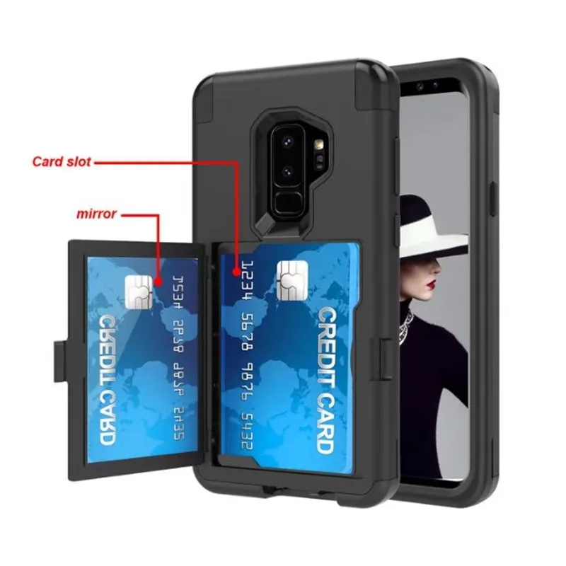 Сверхпрочный Противоскользящий бронированный чехол для телефона Samsung S9 с