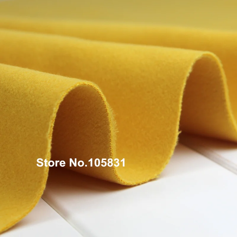 Thick Pure Color Wool Blend Fabric Two-Sided Cashmere Fabrics by the Meter 59'' wide for Garments diy Winter Coat Dress Suits | Дом и
