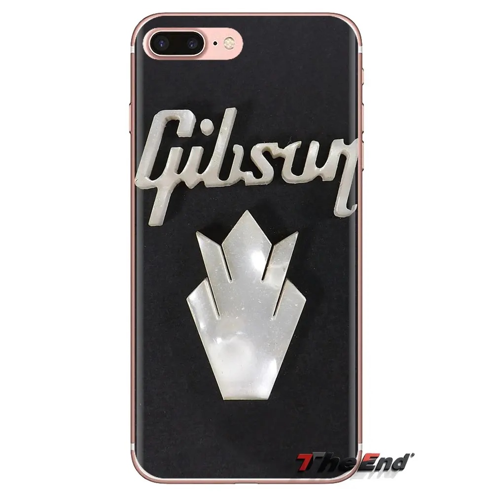 Для Xiaomi Mi4 Mi5 Mi5S Mi6 Mi A1 A2 5X 6X 8 9 Lite SE Pro Max Mix 2 3 2S TPU прозрачные чехлы Gibson гитара