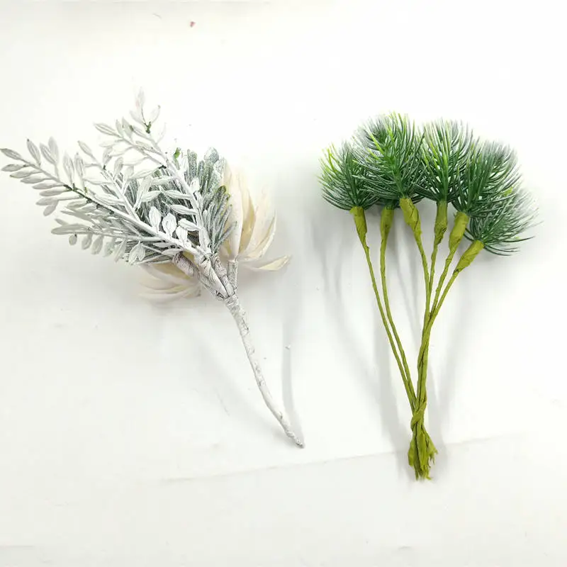 Timido grama orvalho branco buque DE flores artificiais bolha recados casamento flor decorati | Дом и сад