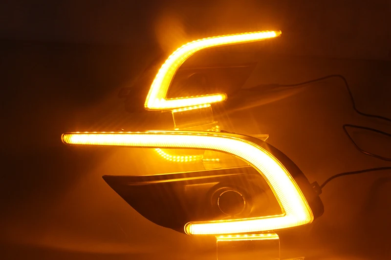 Автомобильные мигающие дневные ходовые огни для Mazda 3 Mazda3 Axela 2017 2018 светодиодный