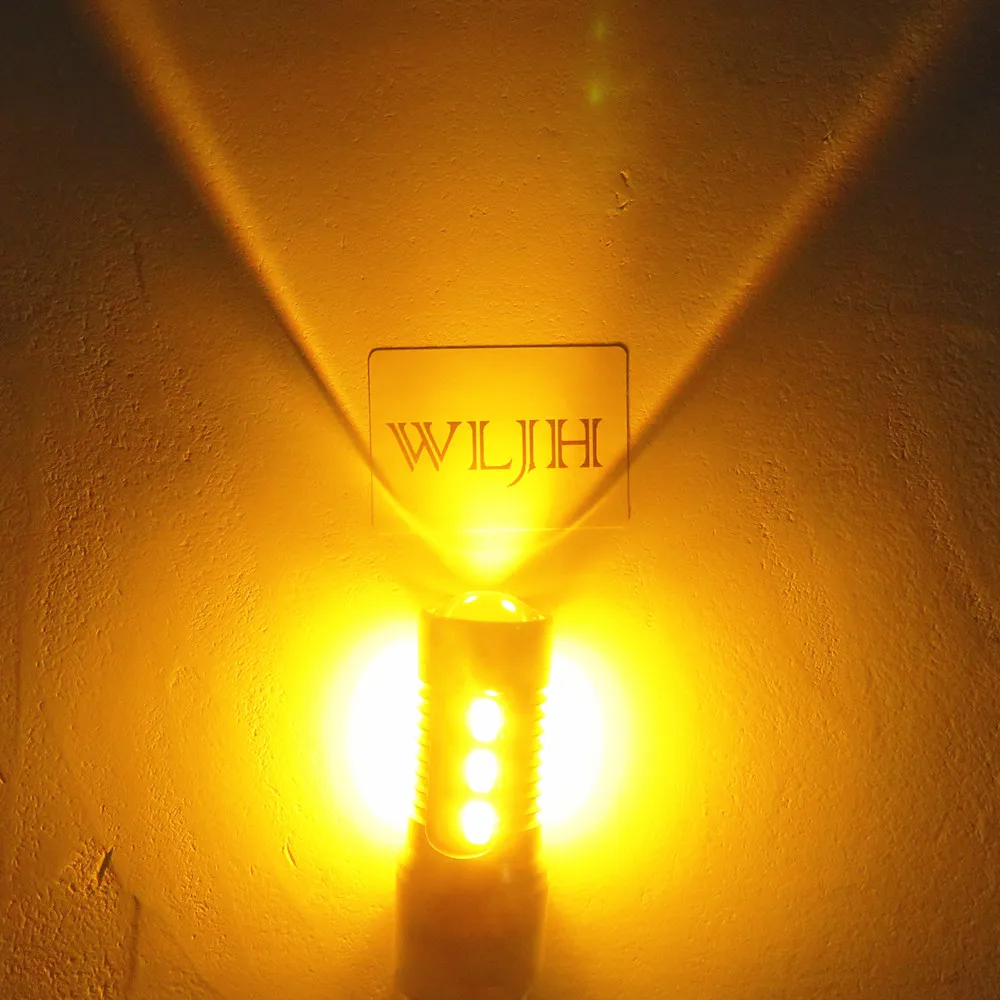 WLJH 2x автомобиль 7440 7443 светодиодный T20 W21W 5630SMD горки стайлинга автомобилей авто
