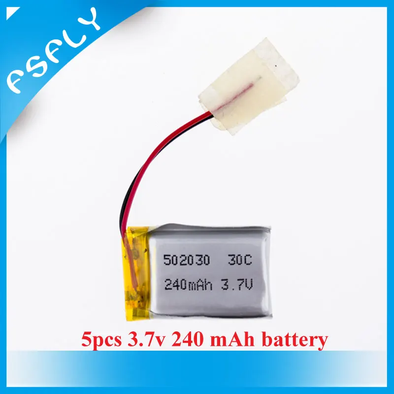 5 шт. 3.7 В 240 мАч 30c lipo Батарея для 6020 Сыма S107 S108 S109 S026 вертолет Quadcopter Запчасти и