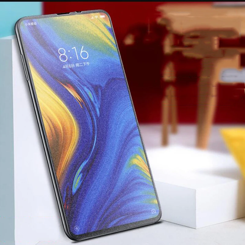 Оригинальная защитная пленка для Xiaomi Mi Mix 3 2.5D из матового закаленного стекла с