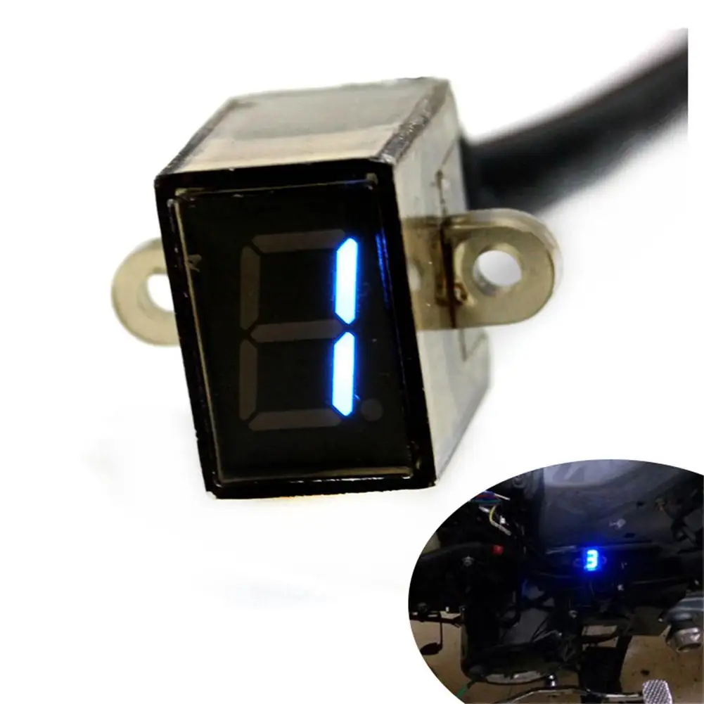 Off Road Motorcycle Gear Display 1 To 6 Bright Blue 12v Universal Modification Meter Accessories | Автомобили и мотоциклы