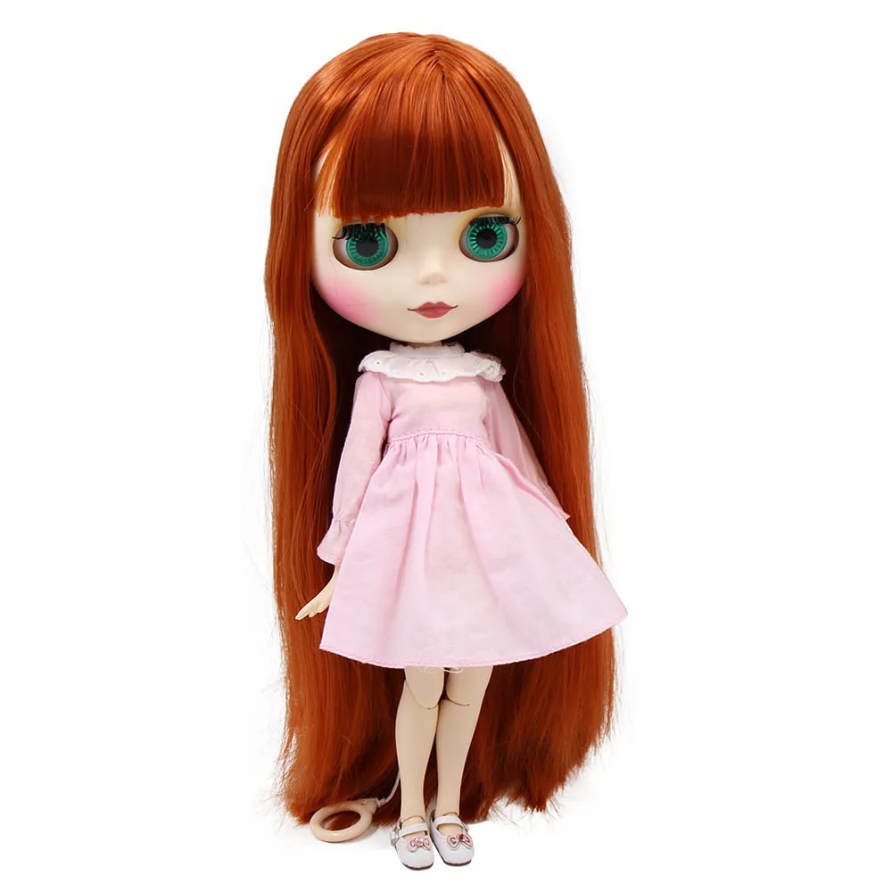 Ледяной DBS Blyth кукольные 1/6 шарнирное тело матовая лицевая сторона белая кожа DIY BJD