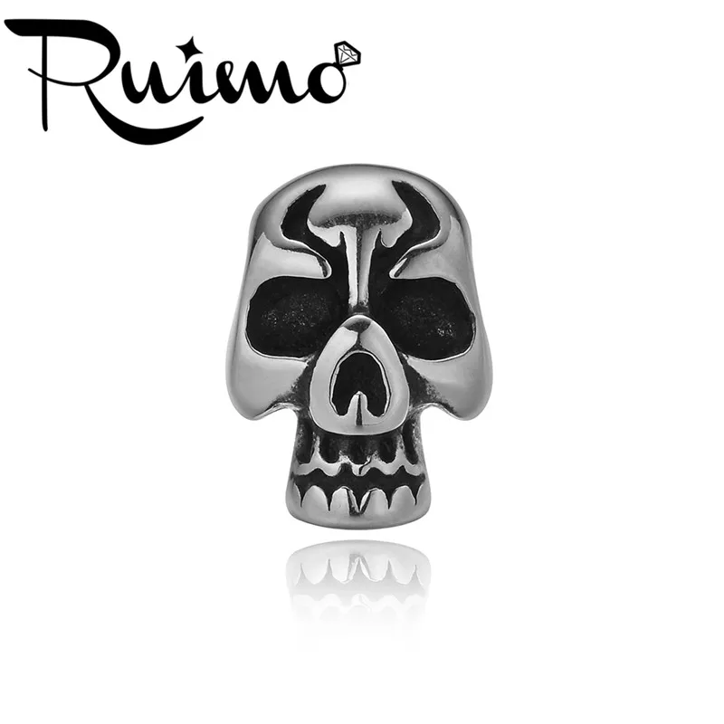Комплект браслетов RUIMO с черепом из натуральных камней браслет бусин эластичная