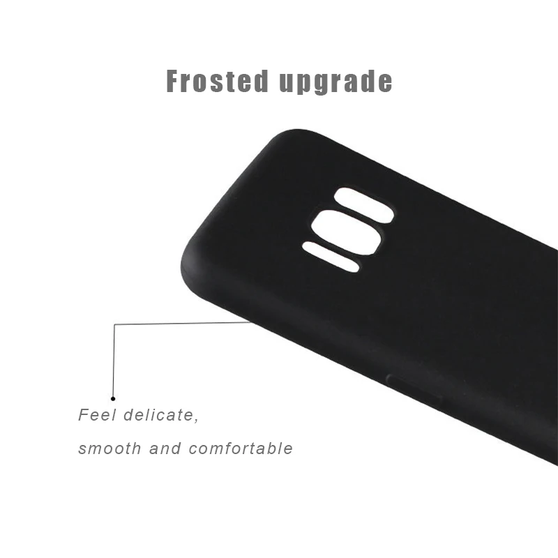 Matte TPU Case For Samsung Galaxy A51 S9 S8 Plus A8 Plus A5 J5 J7 A3 A7 2017 J3 Note 8 S6 S7 A52S A52 S A53 A73 Silicone Cover