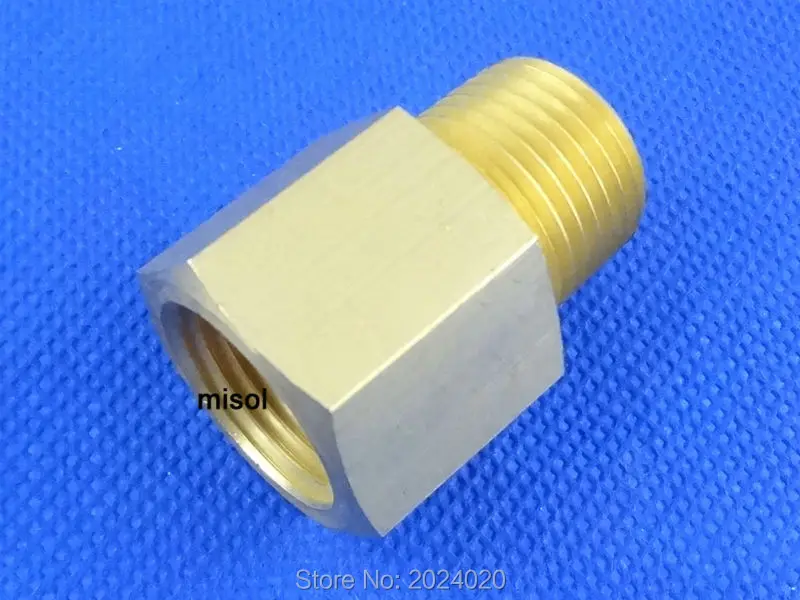 1 шт. адаптер фитинга 1/2 &quotBSP (DN15) штекер 1/2&quot NPT female латунь | Обустройство дома