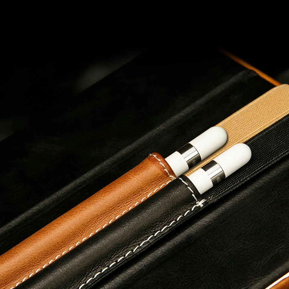 Jisoncase Genuine Leather Case for Apple Pencil Bag Sleeve Pouch iPadPro holder | Компьютеры и офис
