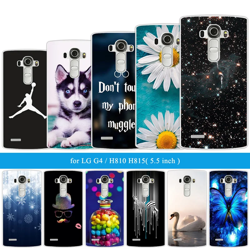 Для LG G4 Чехлы мягкий TPU Забавный Кот задняя крышка 5 дюймов для H818 H810 H815 защитный