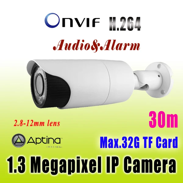 Full HD 1.3 Megapixel 2.8-12mm varifocal lens Day&ampNight indoor&ampoutdoor ip cameras Ti365 compatible with Dahua&ampHikvision camera |