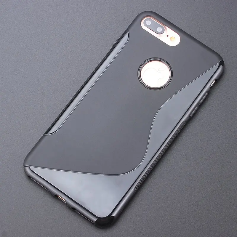 8 Color S-Line Anti Skidding Gel TPU Slim Soft Case Back Cover For Apple iPhone 7 Plus 5.5 inch Phone Rubber silicone Bag | Мобильные