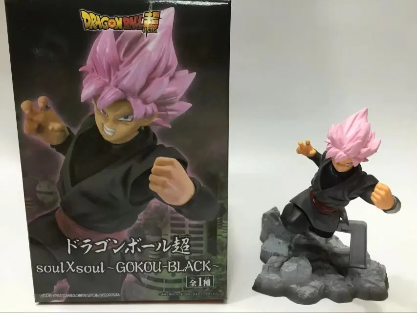 Dragon Ball супер душа Супер Гонки Гоку стволы черный в коробке руки|Игровые фигурки и