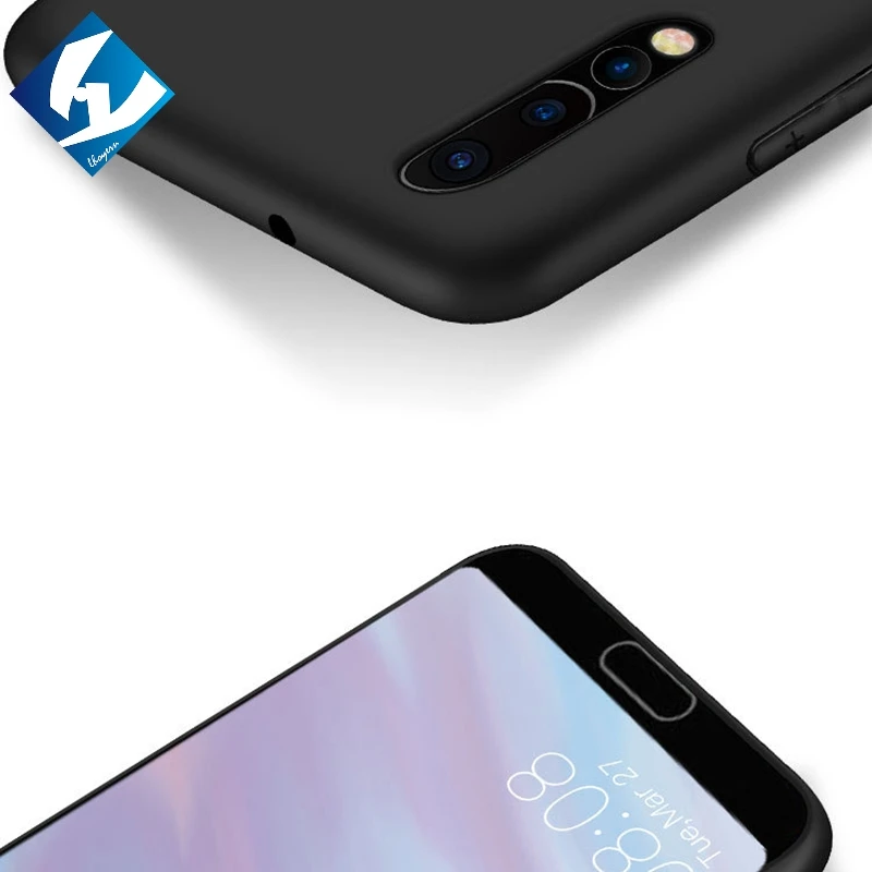 Ультра тонкий черный матовая крышка Мягкий силиконовый чехол для ТПУ huawei Коврики