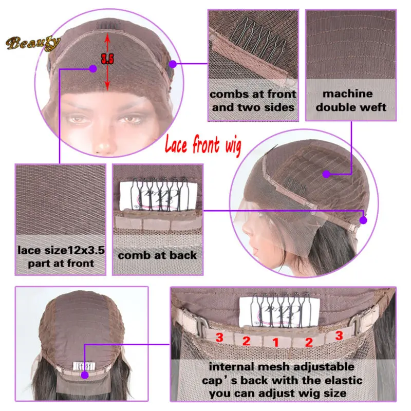 7А Ombre Парик Фронта Шнурка С Ребенком Волос Для Черных Женщин Glueless Бразильские