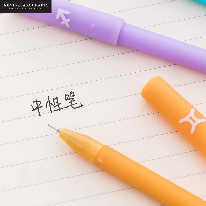 12 шт./компл. гелевая ручка Милая ручка канцелярские принадлежности Kawaii школьные принадлежности гелевая чернильная ручка школьные канцелярские принадлежности офисные поставщики детская ручка подарок офис