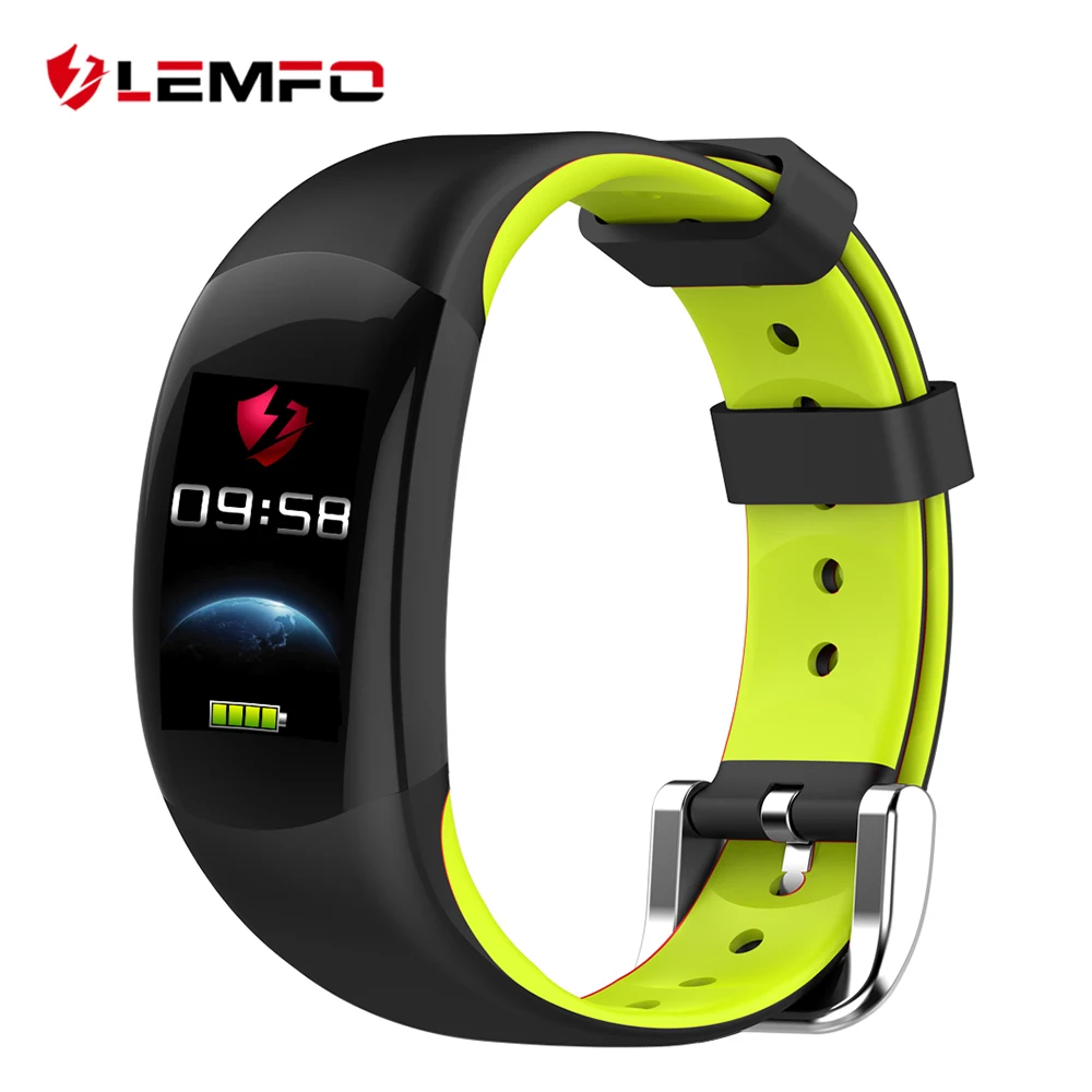 LEMFO LT02 умный Браслет цветной lcd фитнес-браслет монитор сердечного ритма IP68 Водонепроницаемый Шагомер Смарт-браслет для pk Miband 2 3