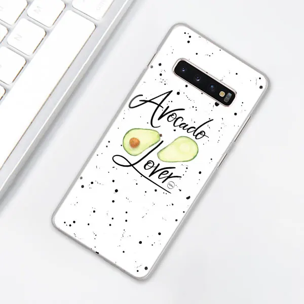 003 Забавные Tumblr авокадо чехол для телефона для samsung Galaxy S10e S10 плюс S7 S8 S9 Plus, Note 8, 9, 10, плюс S10 5G M20 M30 жесткий чехол Coque - Цвет: 003