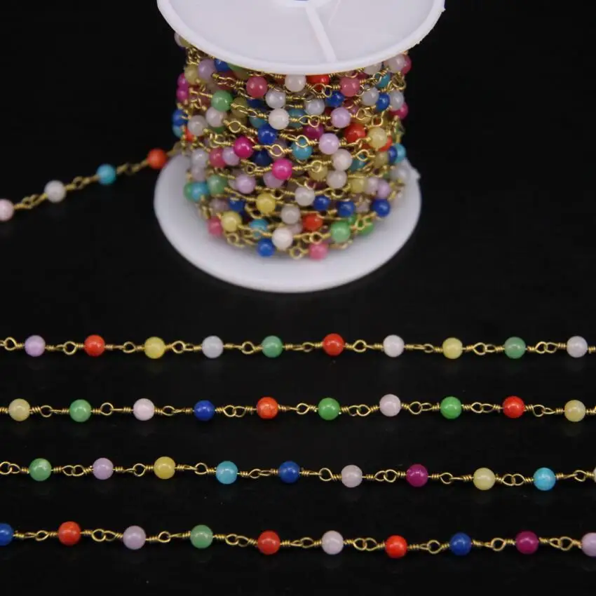 Разноцветные малайские яшмы 4 мм размеры разные цвета вокруг бусин обернутая