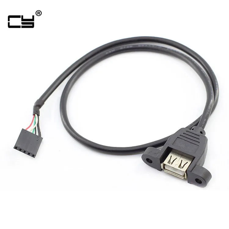 Разъем DuPont 2 54 мм 5 контактный разъем мама на USB A 0 Мама Удлинительный кабель
