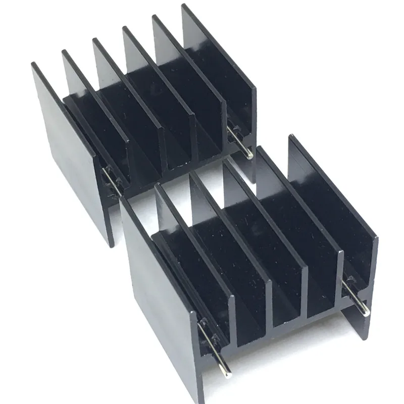 10 шт. 25x30 3x25 мм IC 25x30x25 Радиатор Черный радиатор для L298N LM7805|Соединители| |