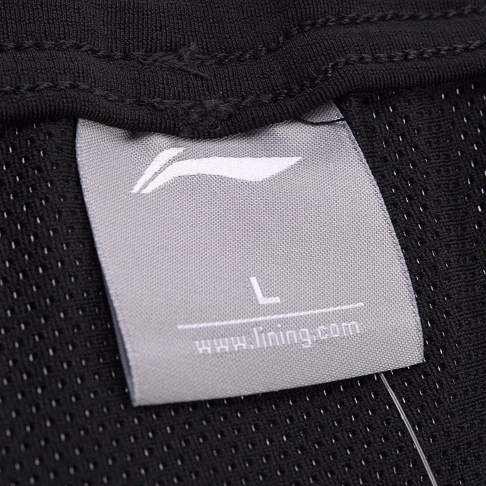 Li Ning Для мужчин тренировочные шорты дышащая Regular Fit 86% полиэстер 14% спандекс Мягкая