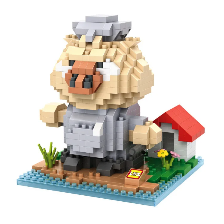 LOZ микро блоки MASHIMARO Корея аниме кролик DIY Строительные кирпичи 3D аукцион фигурка