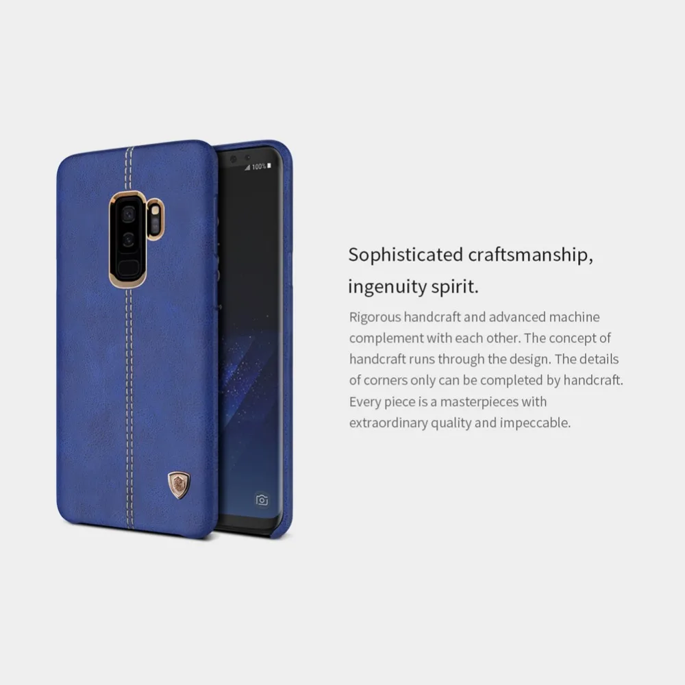 Чехол Nillkin Englon для Samsung Galaxy S9 Роскошный чехол из искусственной кожи винтажная