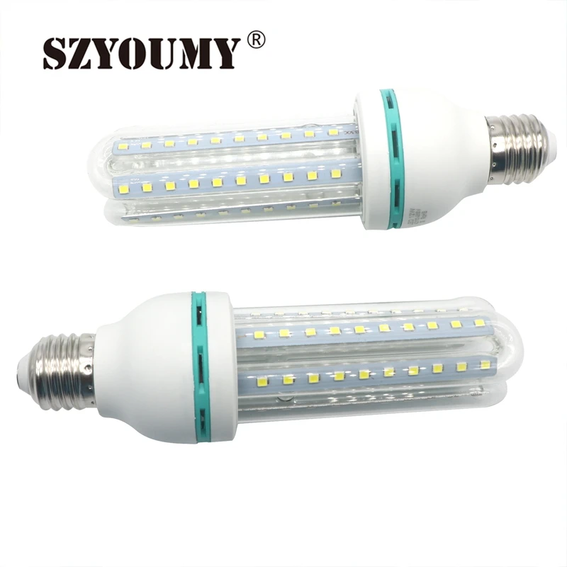 SZYOUMY 25 шт. лампы низкой мощности U образной формы 12 Вт E27 2835 SMD светодиодные