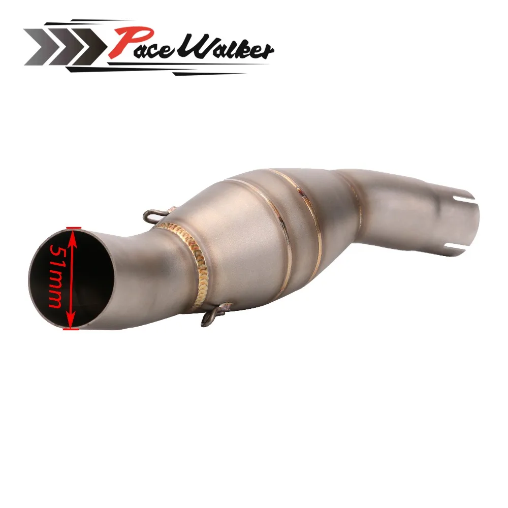 Motorcycle Benelli BJ300GS BJ300 Exhaust Muffler Mid Pipe 51mm Motorbike Link Escape | Автомобили и мотоциклы