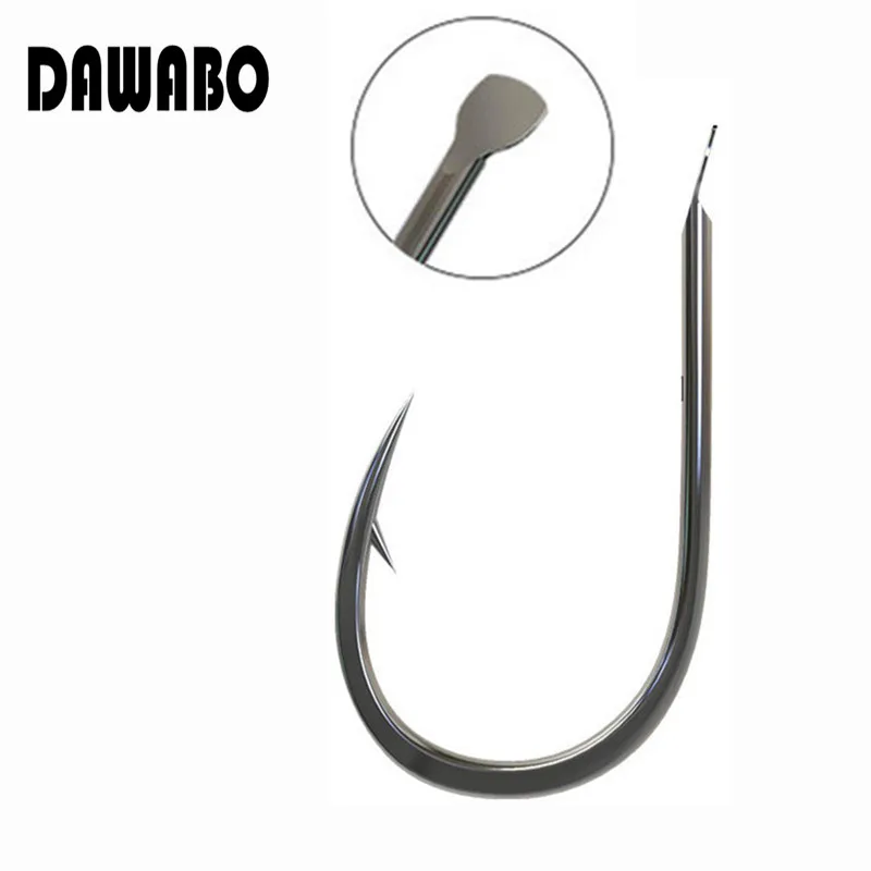 Крючки для рыбалки DAWOBO 50 штук в штучной упаковке рыболовные крючки #3 #13 из
