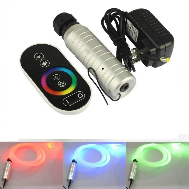 RF сенсорный дистанционный пульт 12V 6W RGB Светодиодный волоконно оптический