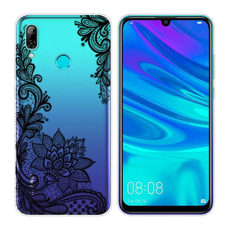 Силиконовые чехлы для Huawei P Smart 2019 мягкий ТПУ чехол задней панели телефона 6 21