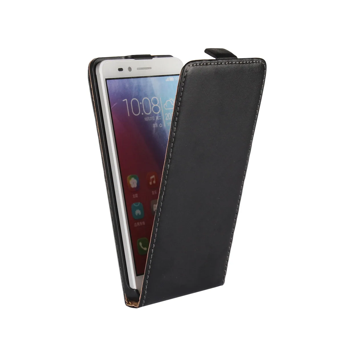Раскладушка чехол для телефона для huawei Honor 5X/GR5 pu кожаный чехол Бизнес кобура Магнитная Адсорбция флип coevr чехол coque fundas