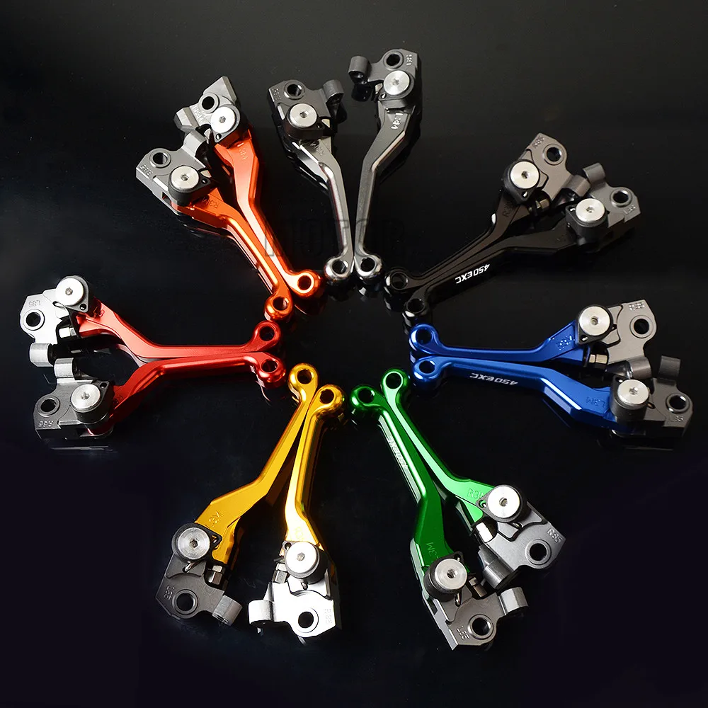 for 450exc450exc f450exc r 450 exc exc f exc r f r 2005 2018 cnc motorcycle dirt bike motocross pivot brake clutch levers free global shipping